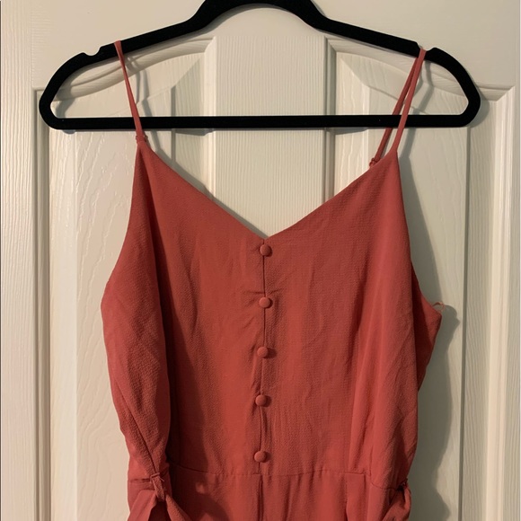 coral jumpsuit - Picture 2 of 6